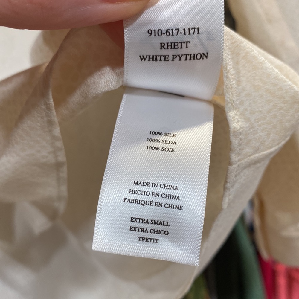 NWT Rails Silk Rhett Blouse XS - Picture 5 of 8